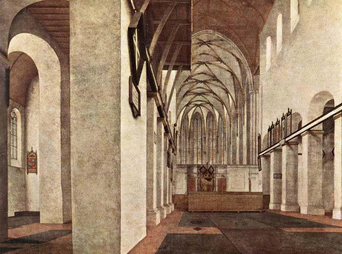 Pieter Saenredam Interior of the St. Jans Kerk at Utrecht Spain oil painting art